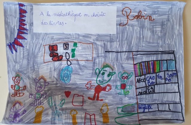 A la médiathéque