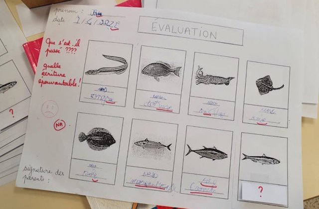 Dans la classe